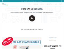 Tablet Screenshot of 3dmagicwand.com
